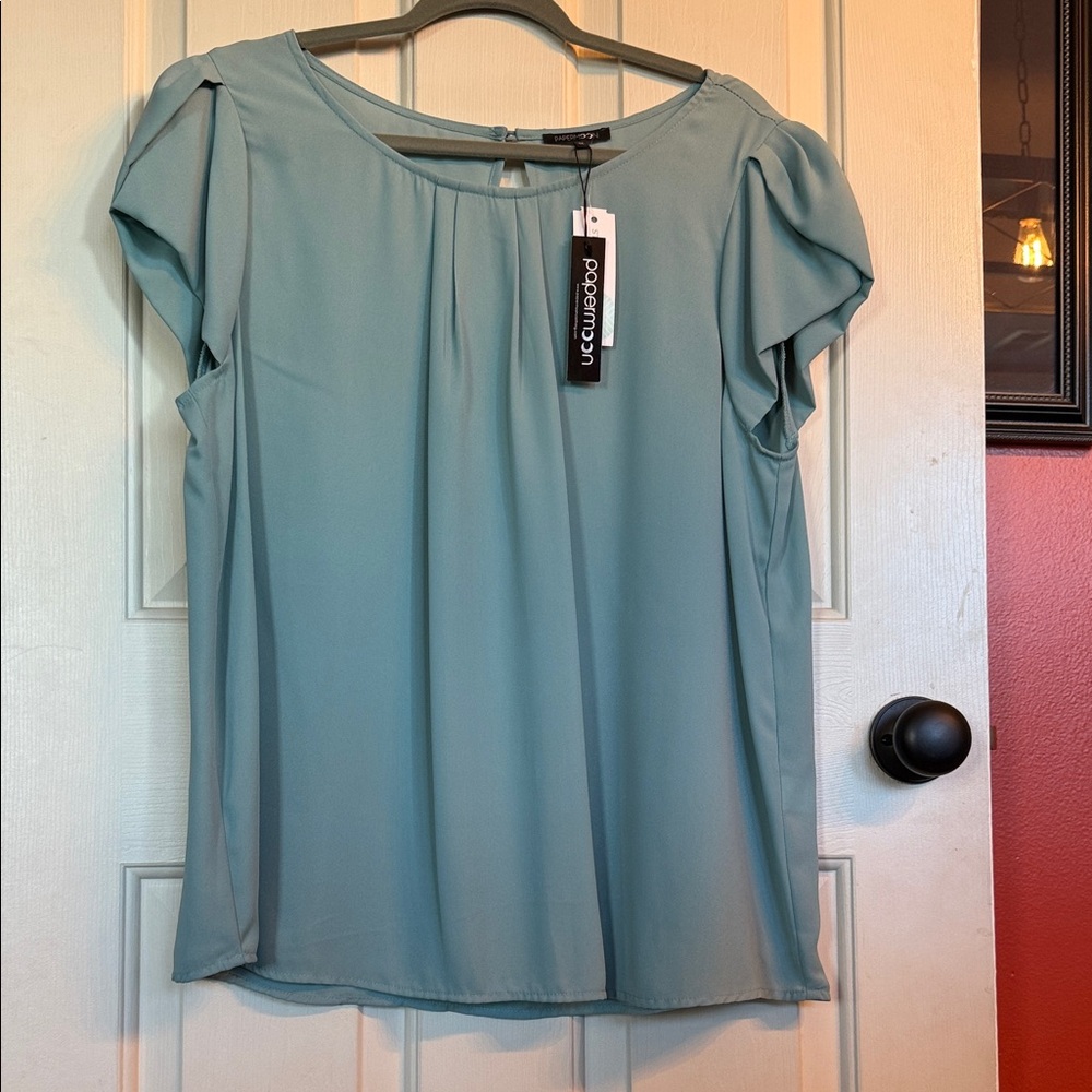 Papermoon Women's Teal Blouse
